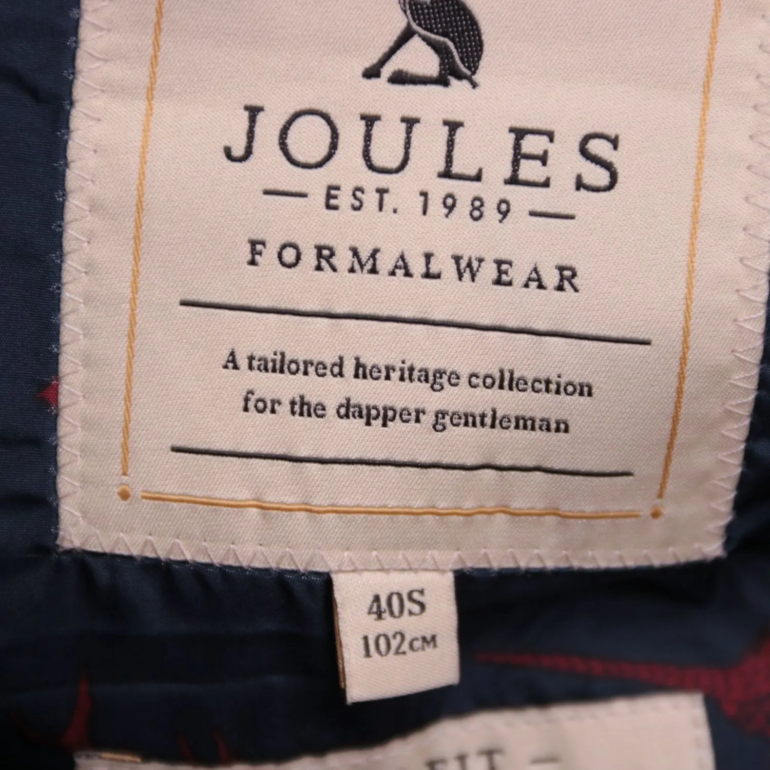 Тёмно-серый пиджак Joules из натуральной шерсти, размер 50 (L)
