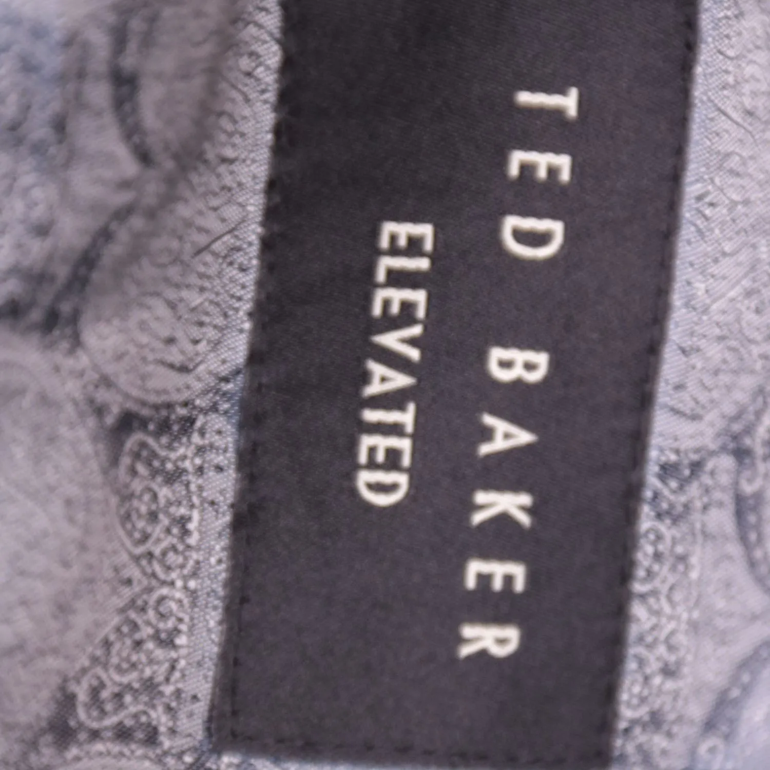 Чёрный пиджак Ted Baker с узорчатой подкладкой, размер 52 (L/XL)